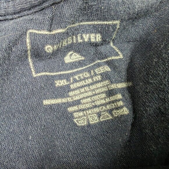 Quiksilver Freedom To Roam American Flag Mens Size 2XL Black Shirt Casual Walk - Picture 4 of 8